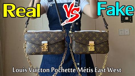 lv metis fake vs real|real vs fake pochette metis.